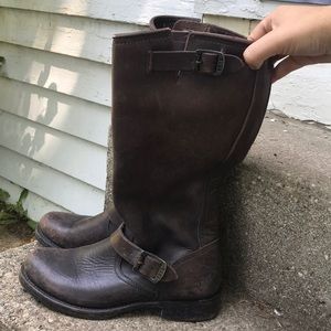 Buttery soft FRYE leather riding boots